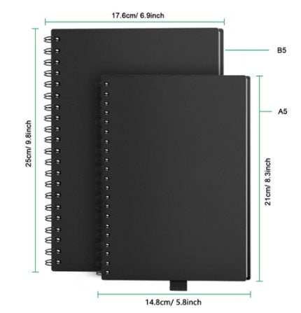 stick0gets: eco-friendly Re writable paper notebook