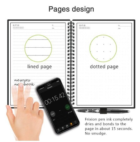 stick0gets: eco-friendly Re writable paper notebook