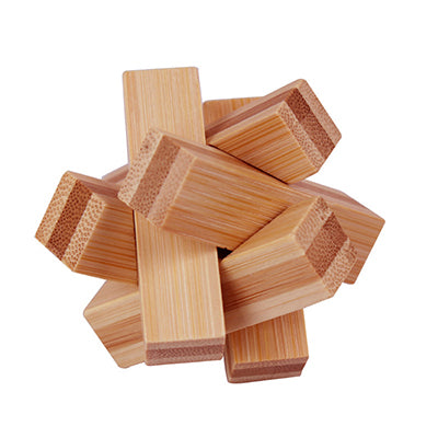 Eco-friendly wooden IQ Brain Teaser Educational Toy for Kids Children Montessori 3D Puzzles Game Unlock Toys Adult