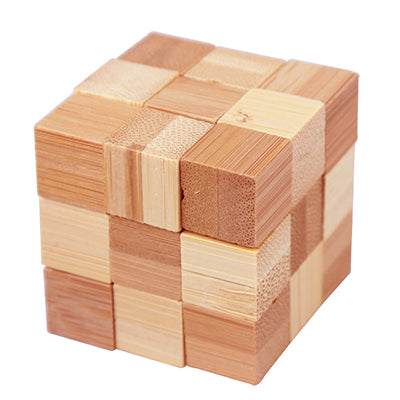 Eco-friendly wooden IQ Brain Teaser Educational Toy for Kids Children Montessori 3D Puzzles Game Unlock Toys Adult