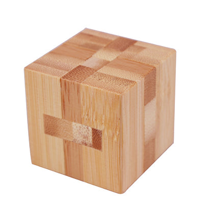 Eco-friendly wooden IQ Brain Teaser Educational Toy for Kids Children Montessori 3D Puzzles Game Unlock Toys Adult