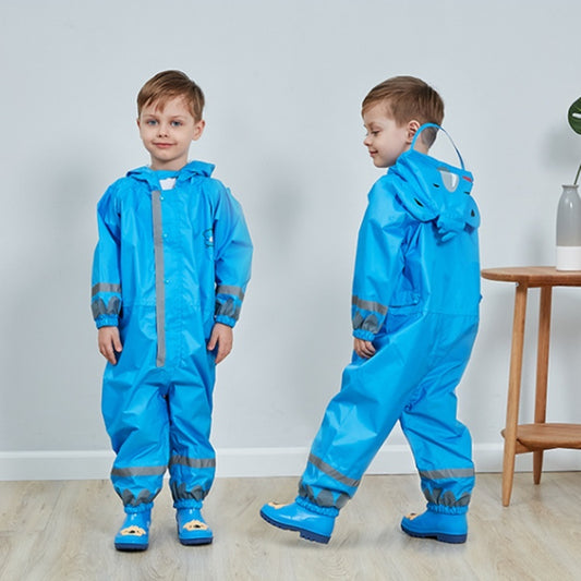 stick0gets: Eco-friendly Conjoined Raincoat With Pants Children Rain Coat Kids
