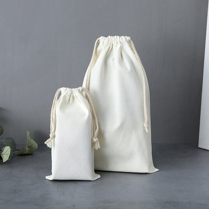 stick0gets: Blank Drawstring Bag cloth Storage Bag