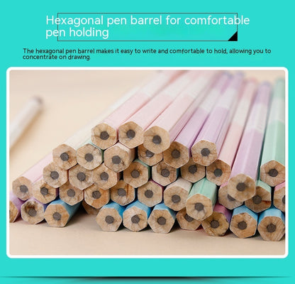 stick0gets: Basswood High-end Thermal Transfer Pencil Six Angle Rod Pencil