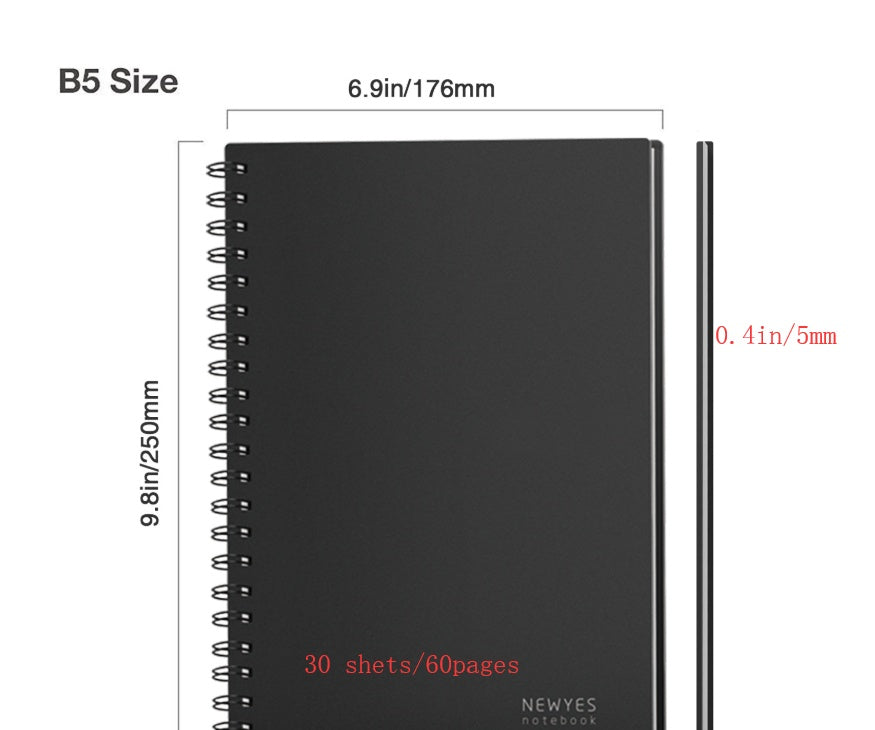 stick0gets: eco-friendly Re writable paper notebook
