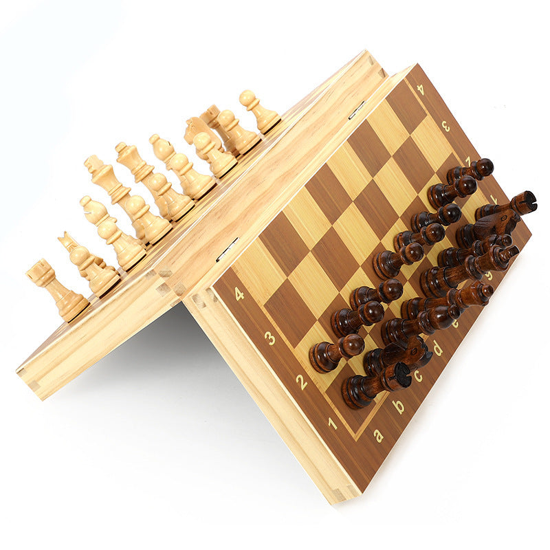 stick0gets: Foldable Magnetic Log Eco-friendly chess box