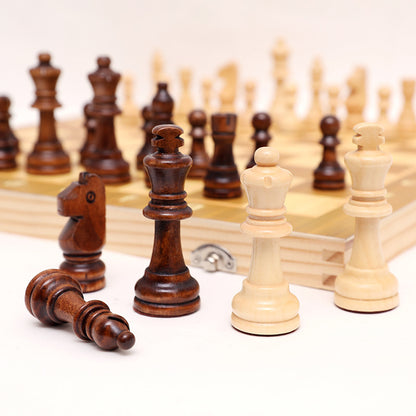 stick0gets: Foldable Magnetic Log Eco-friendly chess box