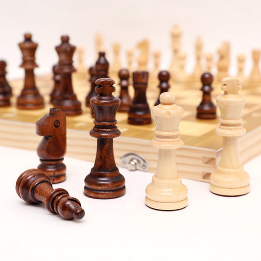 stick0gets: Foldable Magnetic Log Eco-friendly chess box