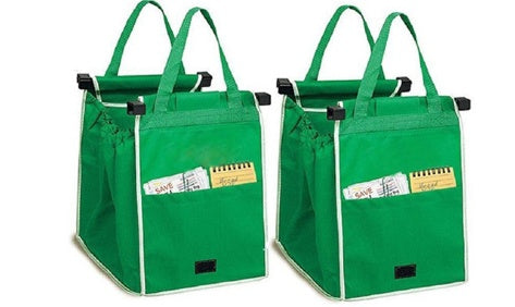stick0gets: Eco-Friendly Foldable Reusable Shop Handbag