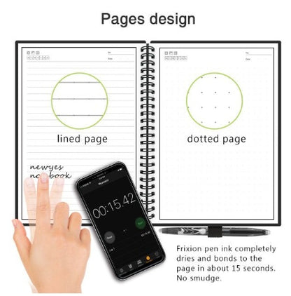 stick0gets: eco-friendly Re writable paper notebook