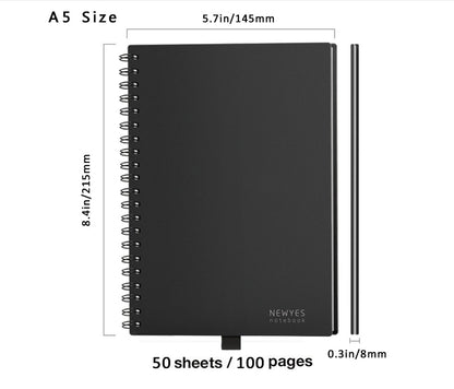 stick0gets: eco-friendly Re writable paper notebook