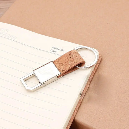 Eco-friendly  - A6 Cork Notebook Keychain Pen 3in1 Combo Set Business Gift Sets