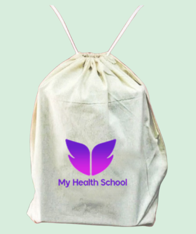 stick0gets: cotton backpack drawstring bag