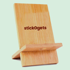 stick0gets: Bamboo phone stand