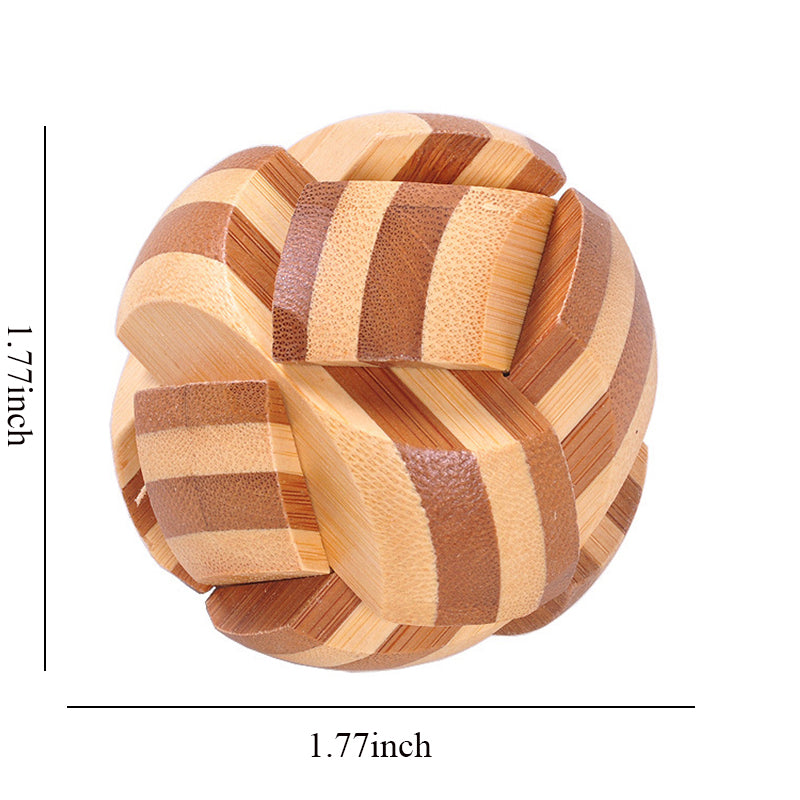 Eco-friendly wooden IQ Brain Teaser Educational Toy for Kids Children Montessori 3D Puzzles Game Unlock Toys Adult