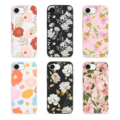 stick0gets Eco-friendly flower patter biodegradable Phone case