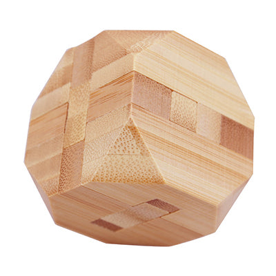 Eco-friendly wooden IQ Brain Teaser Educational Toy for Kids Children Montessori 3D Puzzles Game Unlock Toys Adult